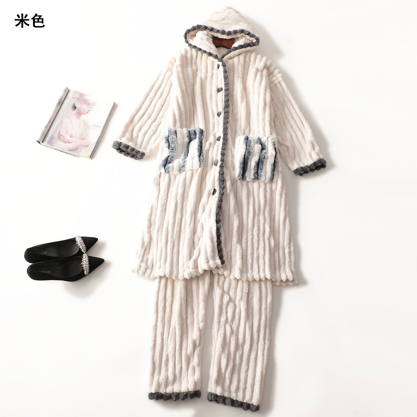 412681 冬外套裤子套装 女长款长袖单排扣清仓,女装/女士精品,时尚套装,淘宝优惠券,粉丝福利购,淘宝优惠卷