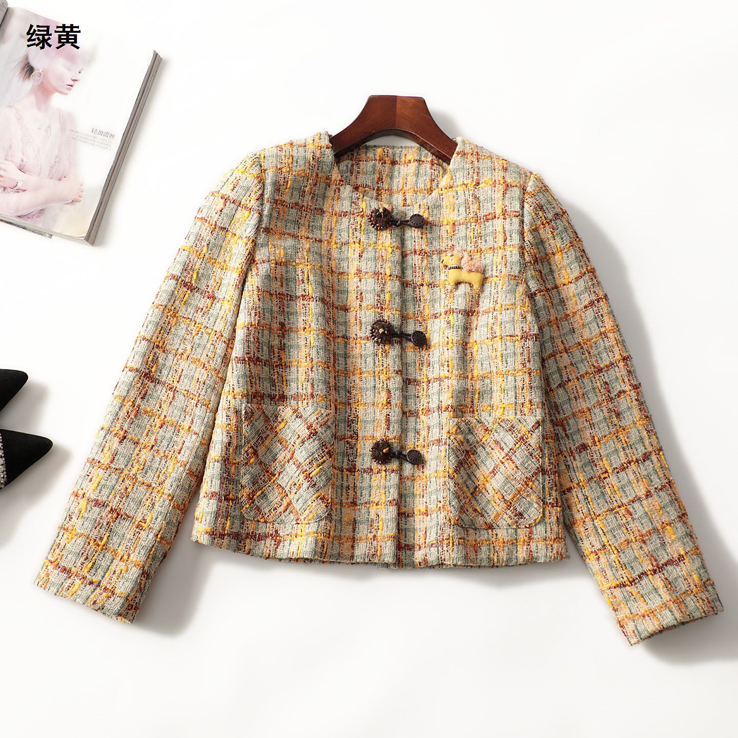 247574 冬外套 女中长款长袖单排扣清仓,女装/女士精品,短外套,淘宝优惠券,粉丝福利购,淘宝优惠卷