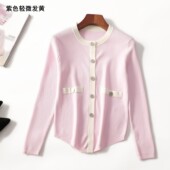 247367小瑕疵清货超值高品质精品曲珠毛衣秋中长款 长袖 针织衫