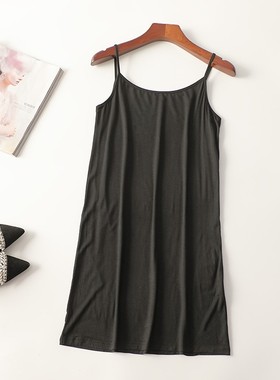 411200 夏中长款V领吊带