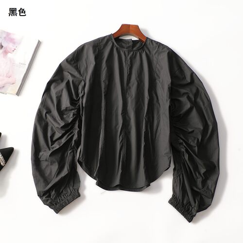 249479 春衬衫 女中长款长袖单排扣.M