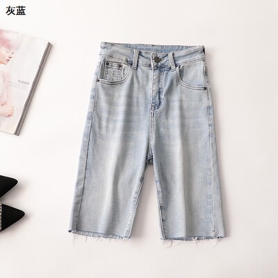 408581 夏五分牛仔裤