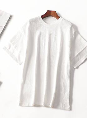 246521 夏T恤 女中长款五分袖套头