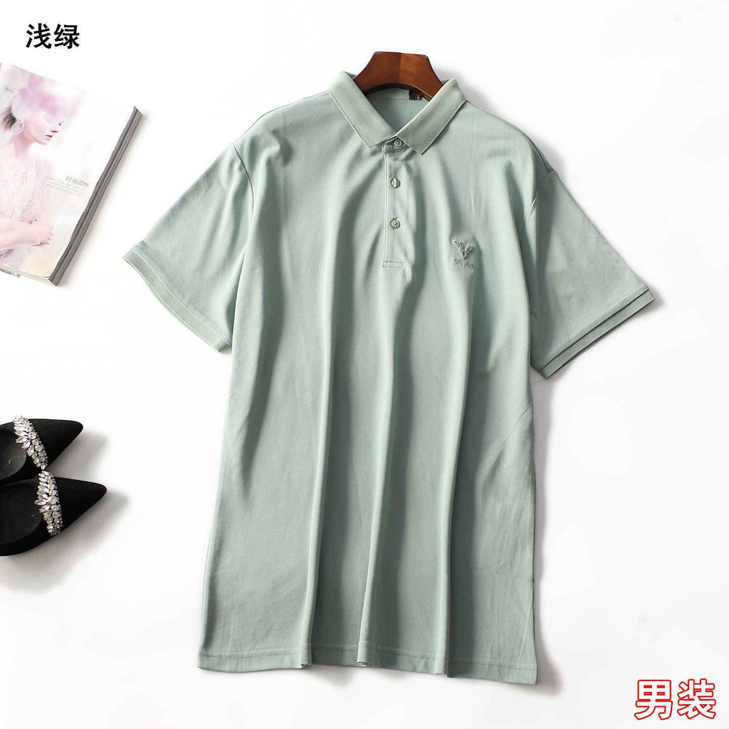 249133 夏T恤 男装中长款短袖套头.XL.2XL.3XL.4XL.5XL
