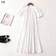 408810 圆领清仓 短袖 夏连衣裙 深圳女加长款
