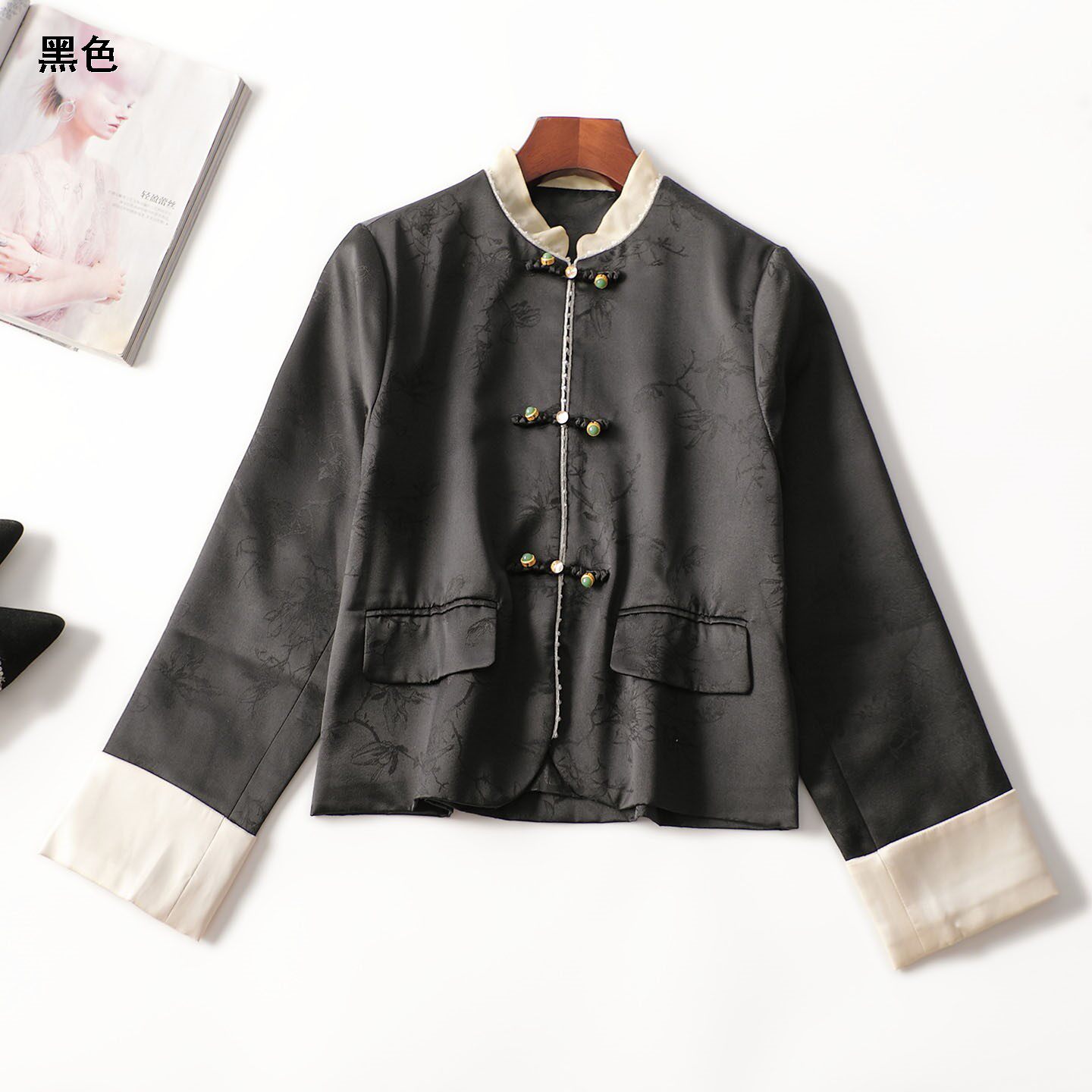 246361 秋外套 深圳女短款长袖单排扣50现货,女装/女士精品,短外套,淘宝优惠券,粉丝福利购,淘宝优惠卷