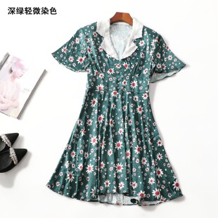 短袖 女长款 套头 夏连衣裙 248542