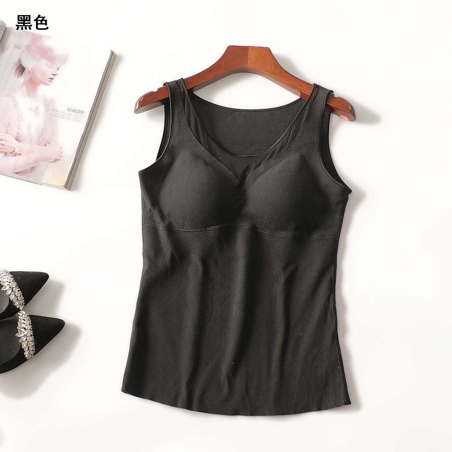 247477 冬背心 女中长款套头.XL.2XL.3XL