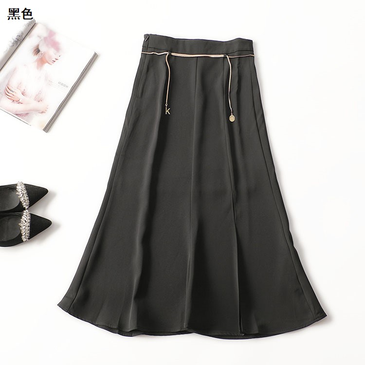 246040 夏半身裙 女加长现货