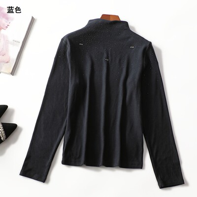 413573新款女装超值精品亲肤柔软高弹保暖加绒中长款套头长袖上衣