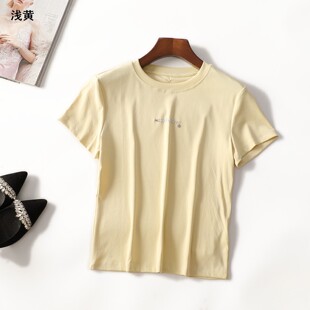 249610 夏T恤 女中长款短袖套头.L.XL.2XL.3XL.4XL