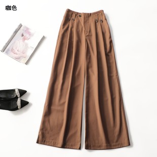 247722南油超值原创批200+高档轻奢西裤女裤长款秋长款休闲裤