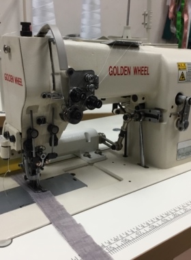 掌柜推荐台湾金轮牌1720PK带刀带轮对丝机 小圈绣 花边自动剪开