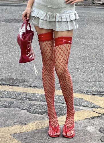 AMAMAY性感女渔网红色