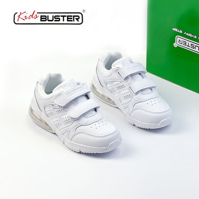 香港buster白色运动鞋幼儿园上学小白鞋中小儿童男女童鞋轻便机能 — 2