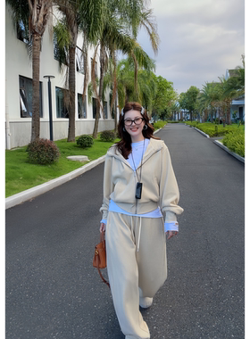 M家【24小时舒适！】3色！休闲套装（长裤＋外套）