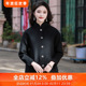 外套妈妈冬季 墨序三重门新款 羊毛呢中式 保暖国风加厚中年复古短女