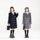 2025新款 秋冬女童中双面羊绒大衣中长款 海军领儿童羊毛呢子外套