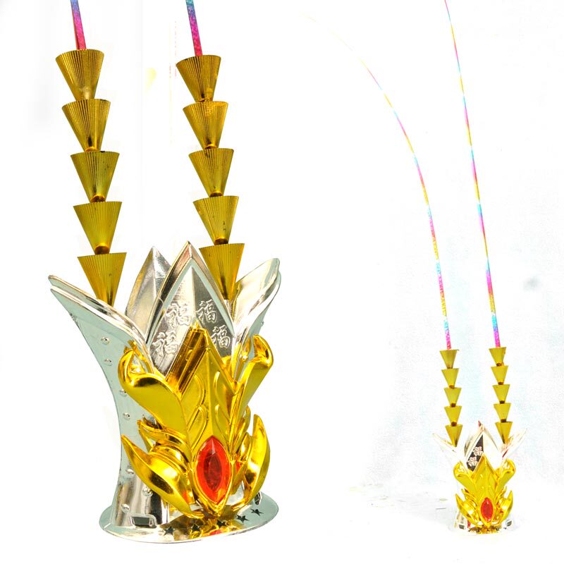 发光紫金冠闪光闪灯齐天大圣帽子儿童表演道具古装扮相帽子夜市