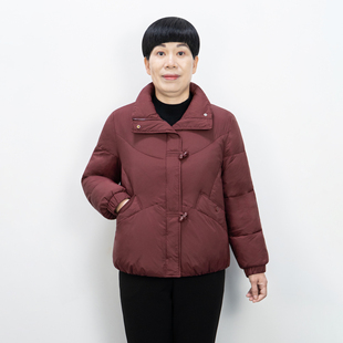 50多岁妈妈外套冬装棉服女石墨烯云绒2025新款中年女棉衣保暖时尚