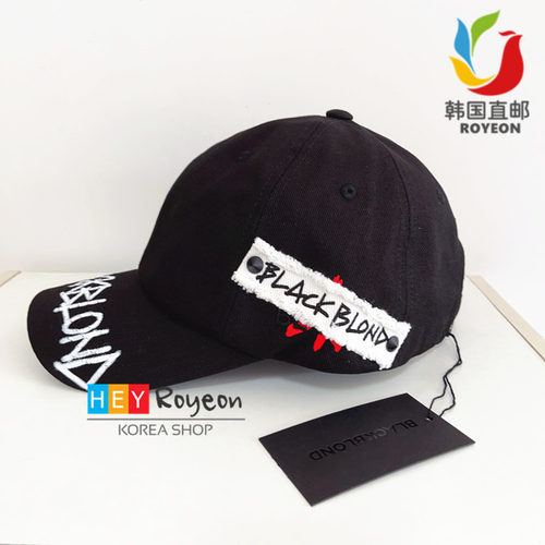 韩国Blackblond棒球帽四季通用