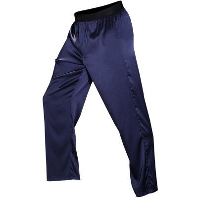 52025男士桑蚕丝家居春夏睡裤