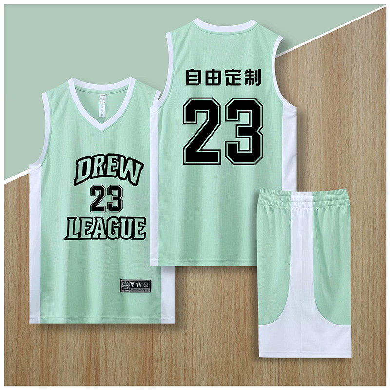 新款篮球服套装夏季男球衣定制成人学生背心蓝球衣比赛训练服印字