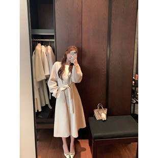 许许然Madeleine【苏黎冬季】100%澳洲羊毛女士厚双面毛呢外套