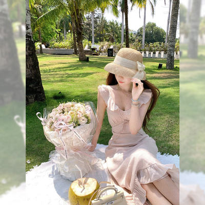 【袅娜有姿】天丝亚麻连衣裙