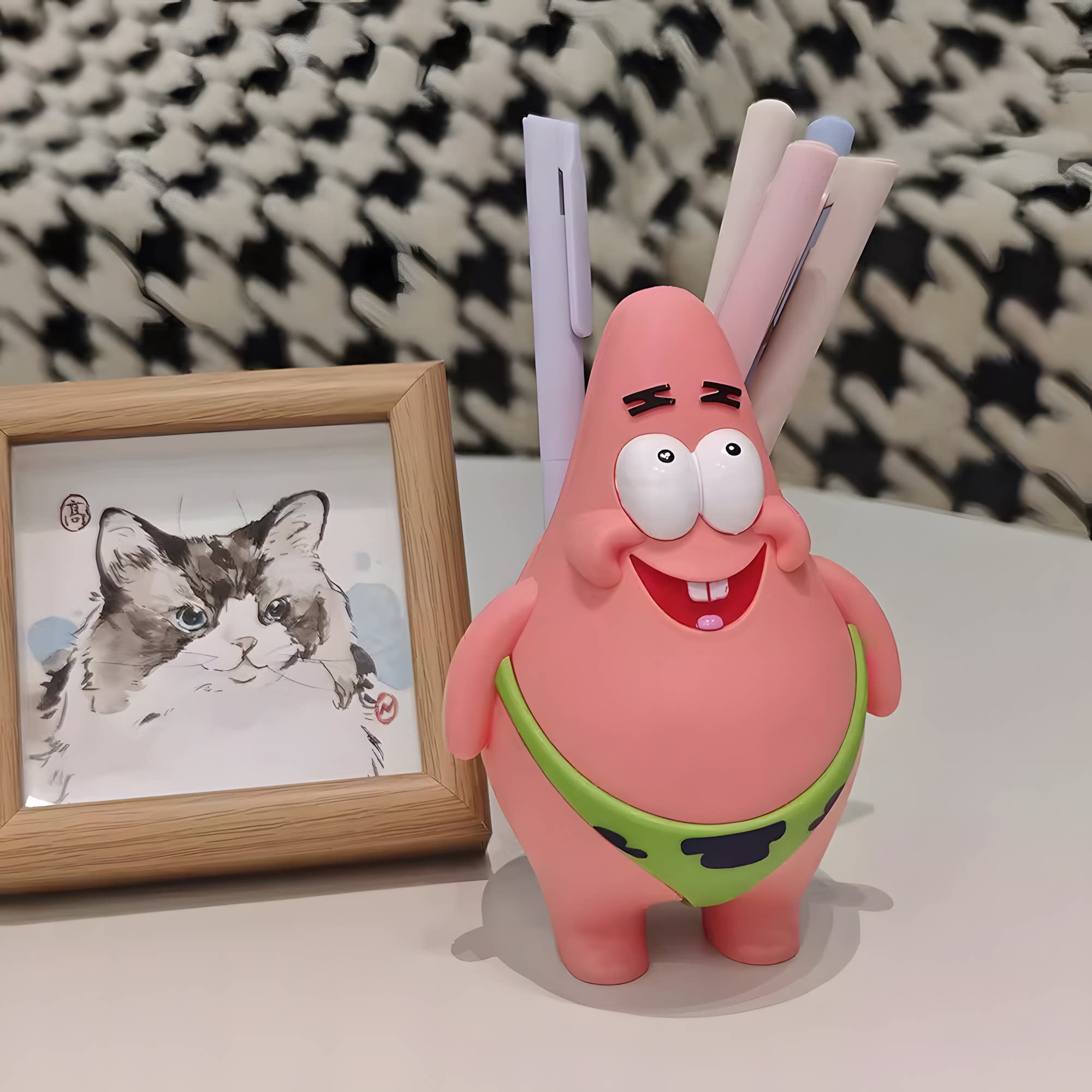 派大星来啦创意笔筒收纳盒桌面整理小能手学生党的文具收纳神器