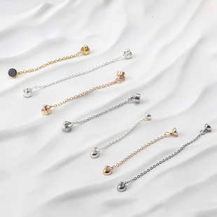 14k包金保色防掉落磁铁扣手工diy珍珠项链收尾安全扣手链连接扣