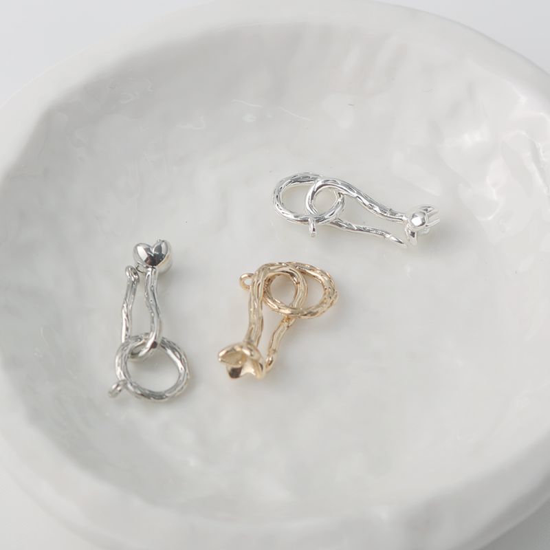 14k包金保色针托花苞手链diy