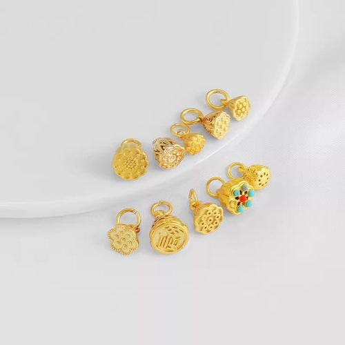 保色哑金镂空莲子莲蓬头diy配件