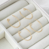 14k包金批花耳钩耳环保色配件diy手工材料九形耳钩简易饰品耳勾