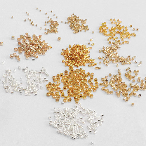 14k包金定位珠定位管DIY饰品配件