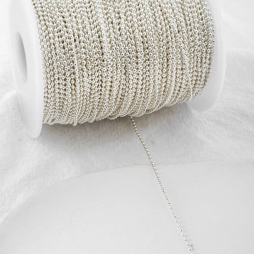 diy保色包银珠珠豆豆半成品链条