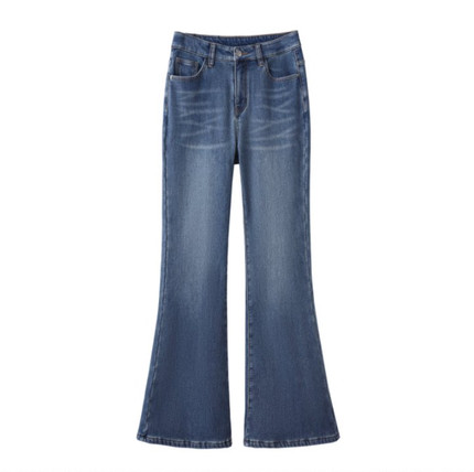 【UUS-玉米专享】加绒-弹力微喇牛仔裤