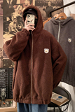20年冬季男女连帽贴布绣加厚羊羔绒棉衣DS-B293-A796-P110，男装棉衣，电商A306