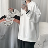 21年春夏休闲刺绣假2件男女卫衣DS-B293-F020加绒，男装卫衣，电商A306