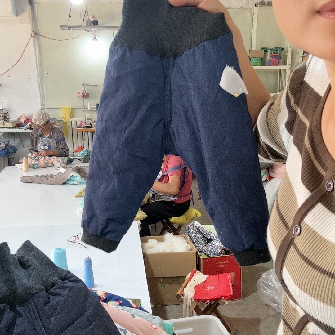 牛仔大PP裤可开档两用档 宝宝棉花棉裤  婴儿护肚裤冬季加厚
