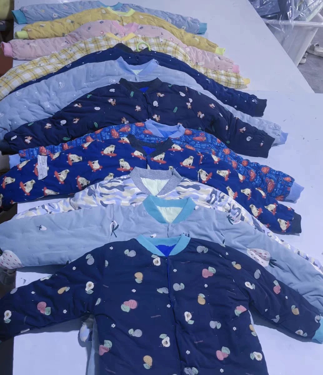 宝宝手工棉花棉衣婴儿 棉袄 中小童中大童校服神器 冬加厚莱卡棉