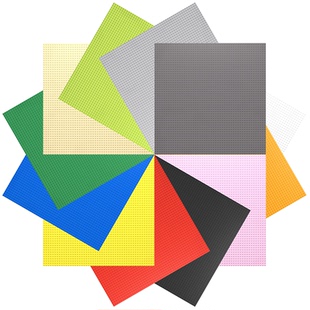 MOC国产小颗粒积木零件 兼容乐高 4186a 单面薄款底板 50x50颗粒