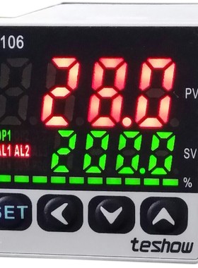 上海台松&厦门岛电teshow智能温控48MF106-621继电器 固态 4-20ma