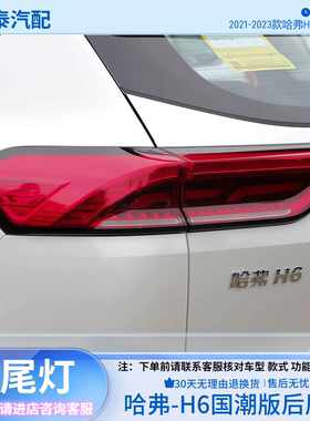 长城哈弗H6国潮版后尾灯后杠灯