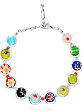 diy亚马逊琉璃珠子欧美风手链