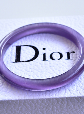 韩版正品紫罗兰猫眼石手镯时尚水晶镯饰品女猫眼效应明显天然新款