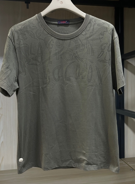 金利来男装T恤夏季纯棉舒适圆领时尚短袖MTS23311001-58