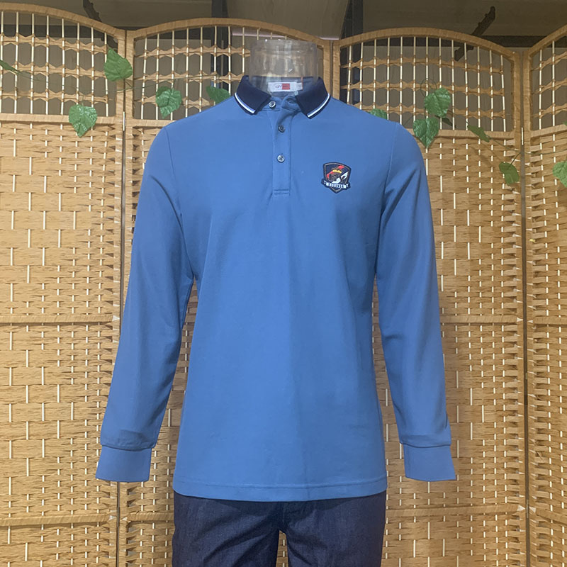 金利来GY男士春季长袖时尚休闲polo衫TLFA049-KH112-35