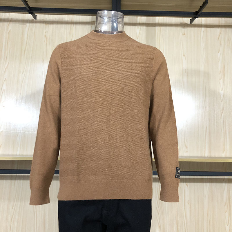 金利来男装可机洗冬款纯山羊绒圆领纯色常规羊绒衫MRM22141431-52,男装,羊绒套衫,淘宝优惠券,粉丝福利购,淘宝优惠卷