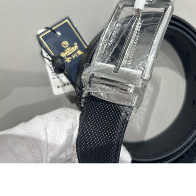 金利来男士皮带真皮针扣休闲腰带